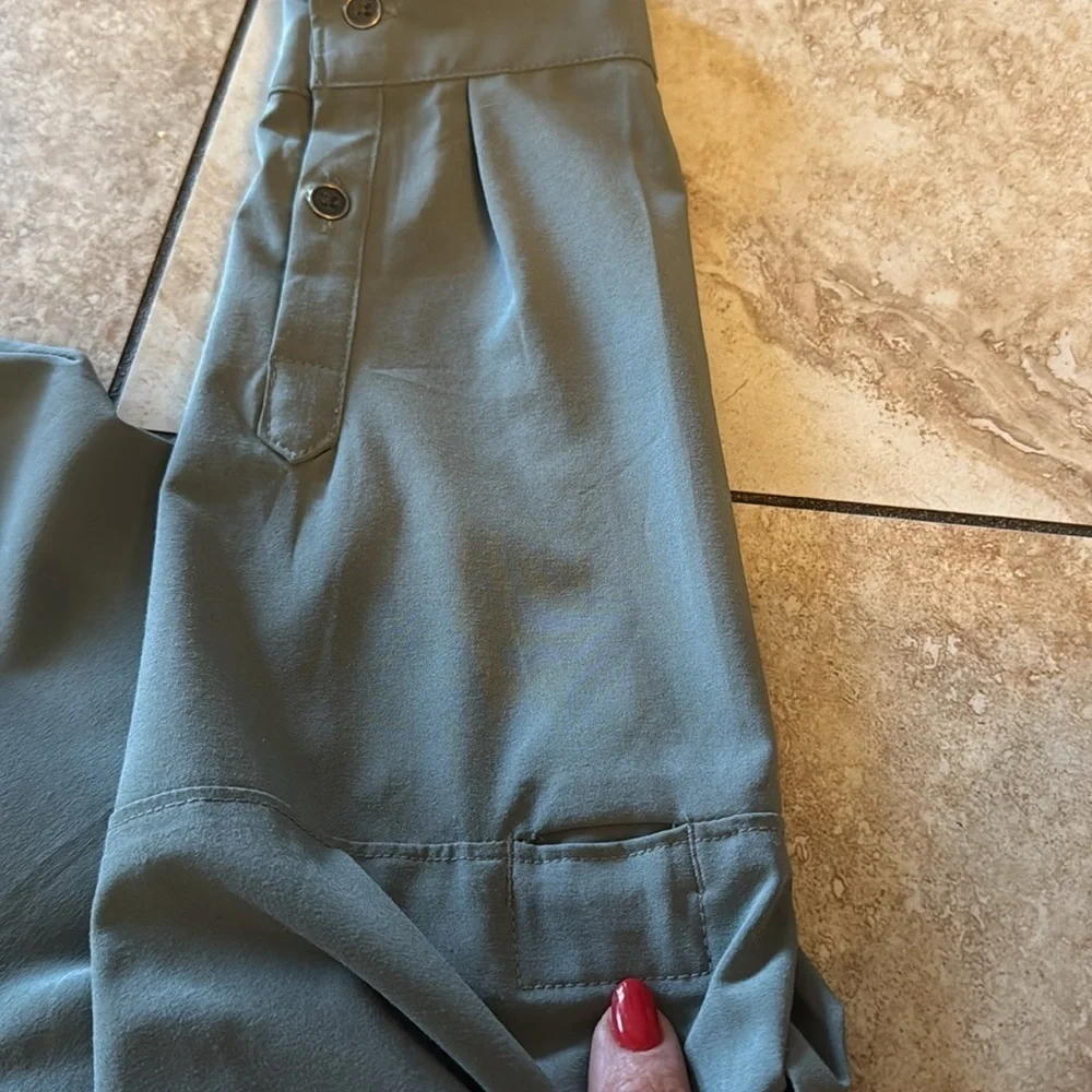 COLUMBIA GREEN QUALITY BURRON UP SHIRT - Picture 9 of 12